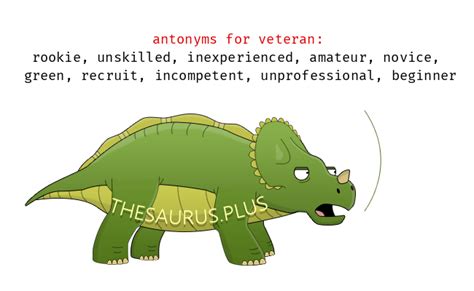 antonyms of veteran|opposite word for veteran.